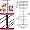 Sorbus Wall Mount Wine Rack - 18 Level Wine Rack Wall Mounted for Wine Bottles, Liquor, Champagne - Black Metal Wine Bottle Holder for Home Bar